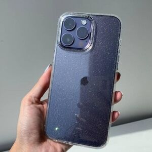 Glitter Phone Case iPhone 15 Clear Phone Case Girly Phone cover iPhone 13 Pro